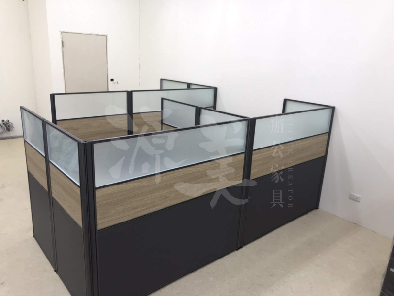 YMOS-41m6750｜OA辦公桌,辦公室隔間,OA屏風,辦公家具工廠,玻璃隔間
