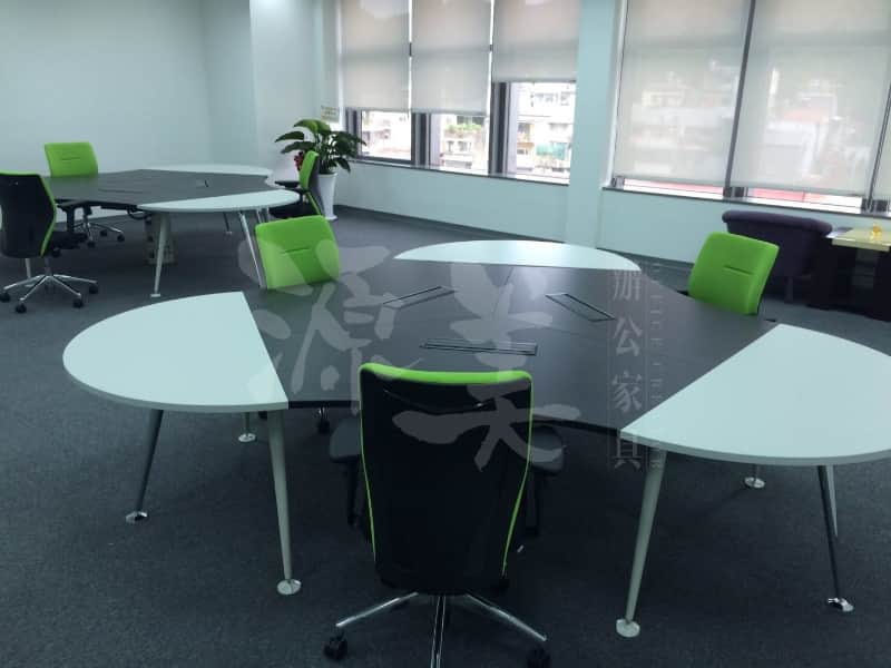 LA造型桌腳工作站案例05