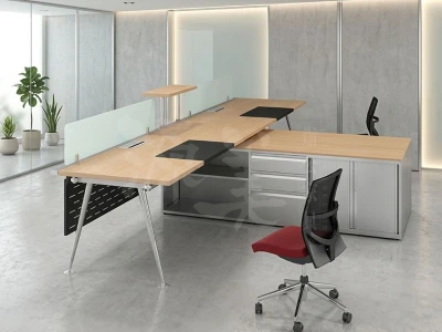 LA造型桌腳工作站案例11