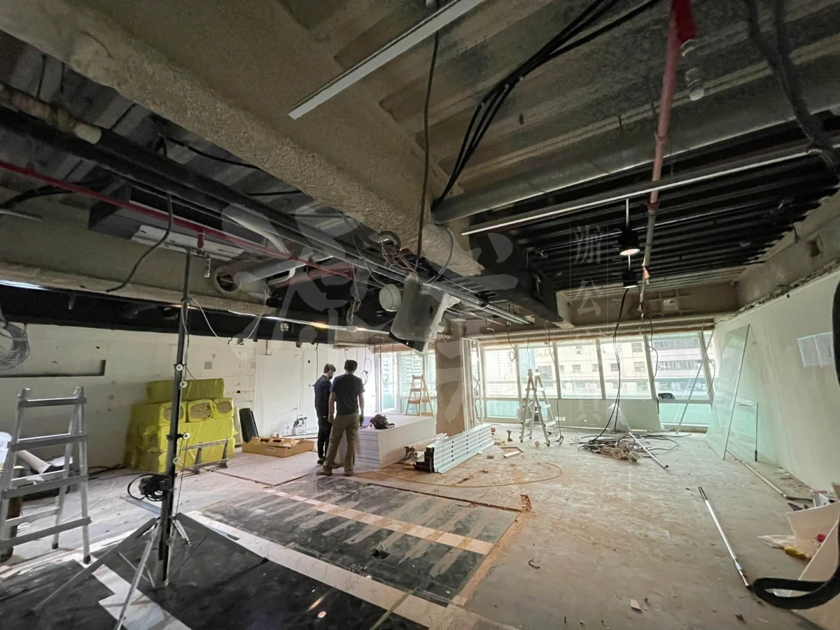辦公室施工前毛胚現場